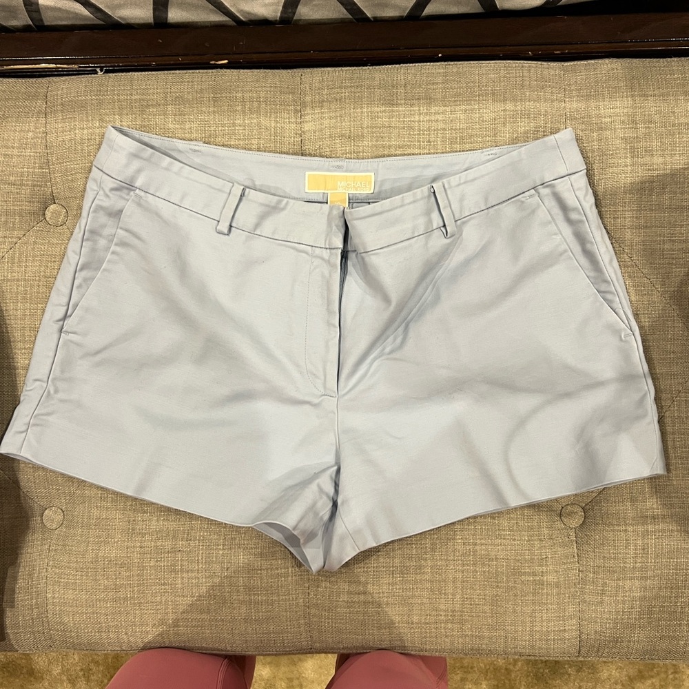 Baby blue shorts